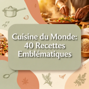 Cuisine du Monde: 40 Recettes Emblématiques